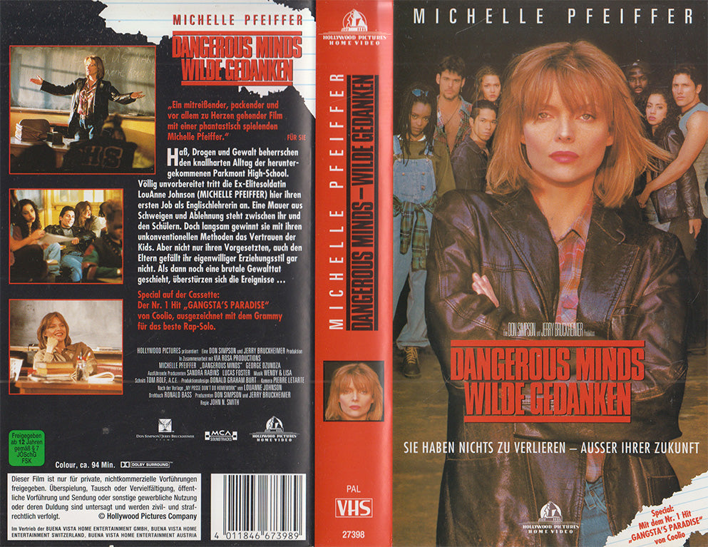 Esprits dangereux - Pensées sauvages (VHS - DE)