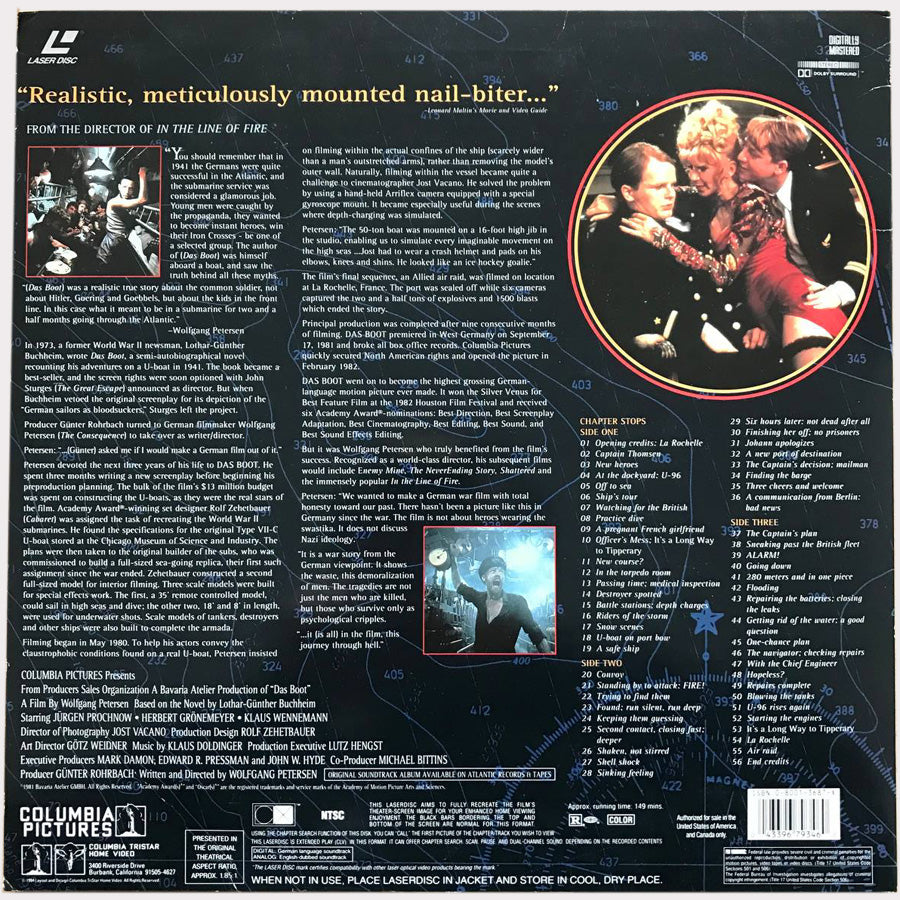 Le Bateau (2x Laserdisc - 1994 - États-Unis)