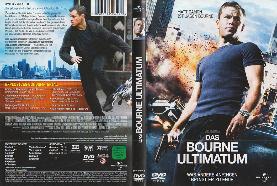 La Vengeance dans la peau (DVD - 2008 - DE)