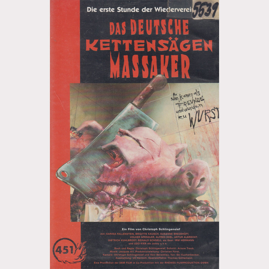 The German Chainsaw Massacre (VHS - 1991 - DE)