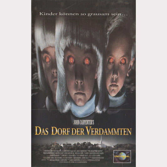 Das Dorf der Verdammten Universal CIC 1996 VHS Kassette Cover