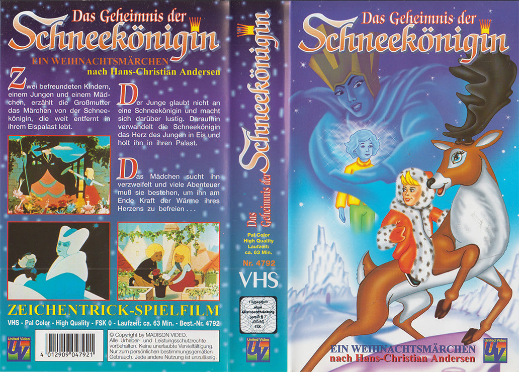 Le secret de la reine des neiges (VHS - DE)