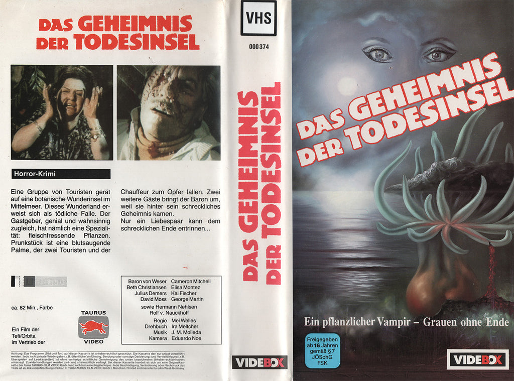 Das Geheimnis der Todesinsel (VHS - 1986 - DE)