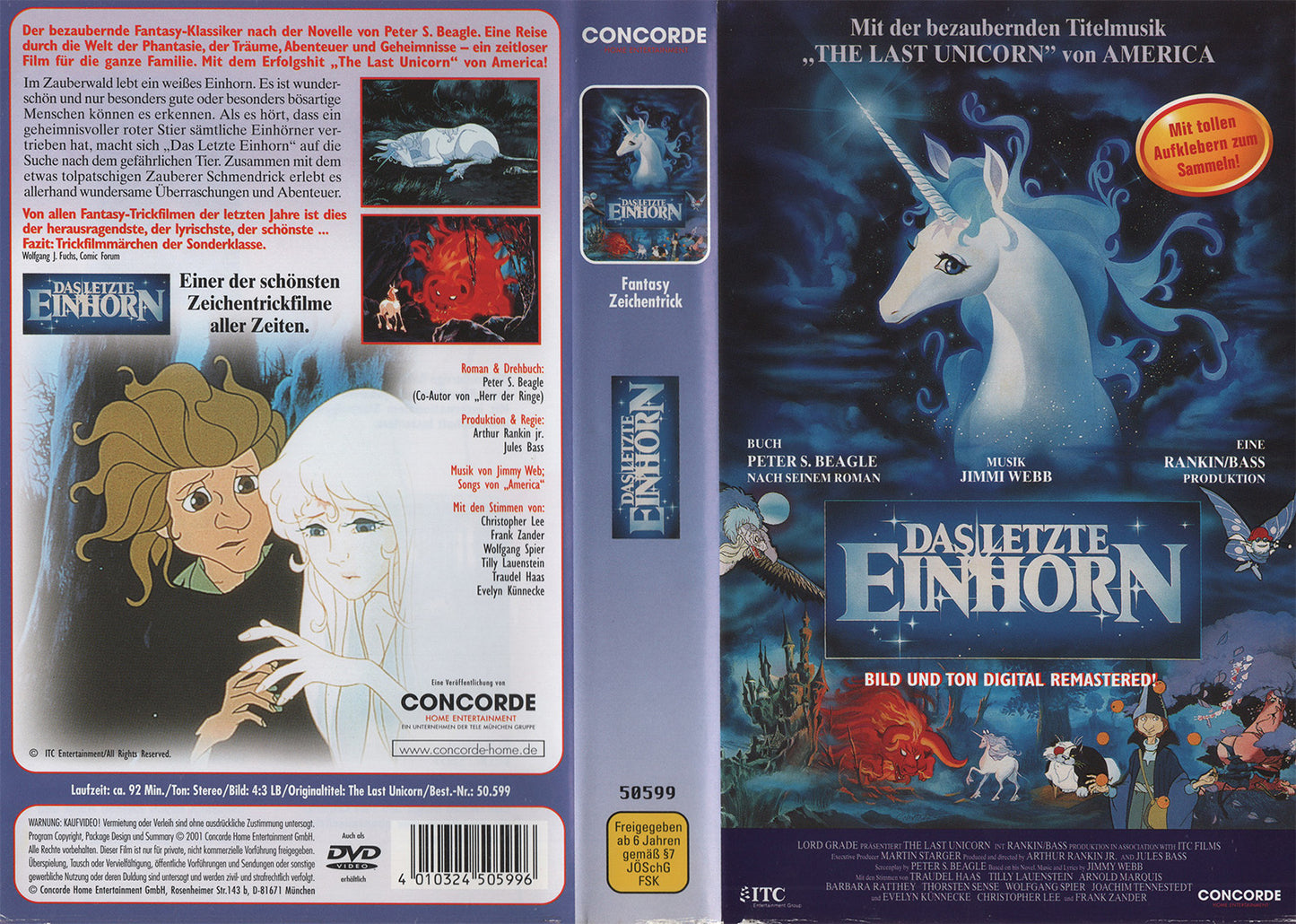 Das letzte Einhorn (VHS - 2001 - DE)
