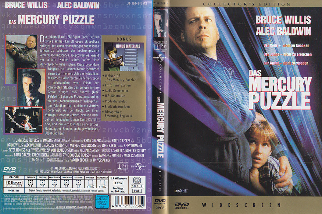Das Mercury Puzzle (DVD - 1999 - DE)