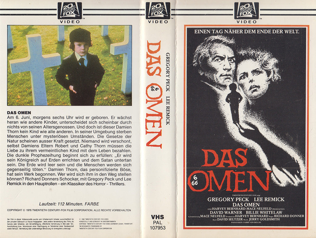La Malédiction (VHS - 1982 - DE)