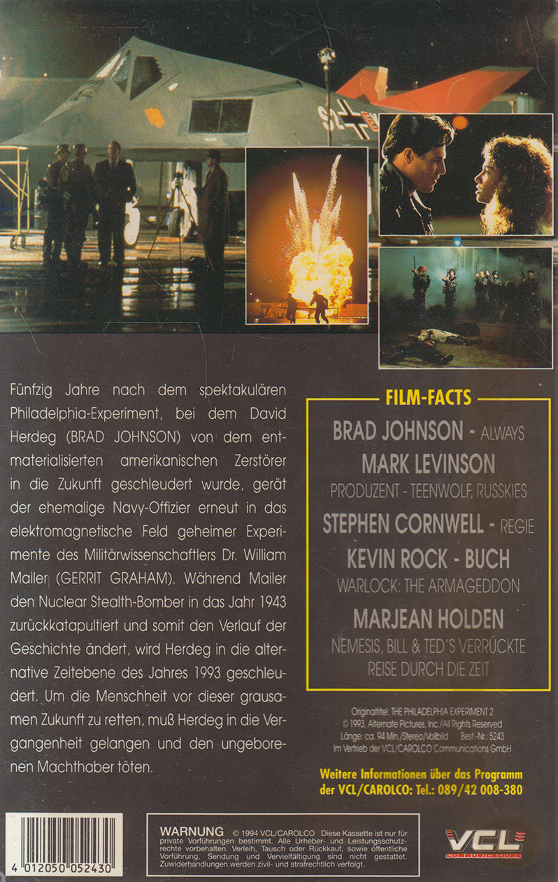 Das Philadelphia Experiment 2 (VHS - 1994 - DE)