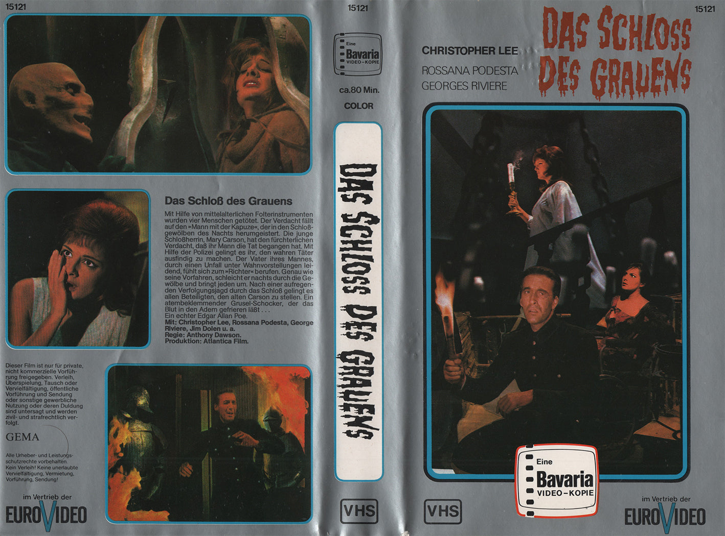 Das Schloss des Grauens (VHS - DE)