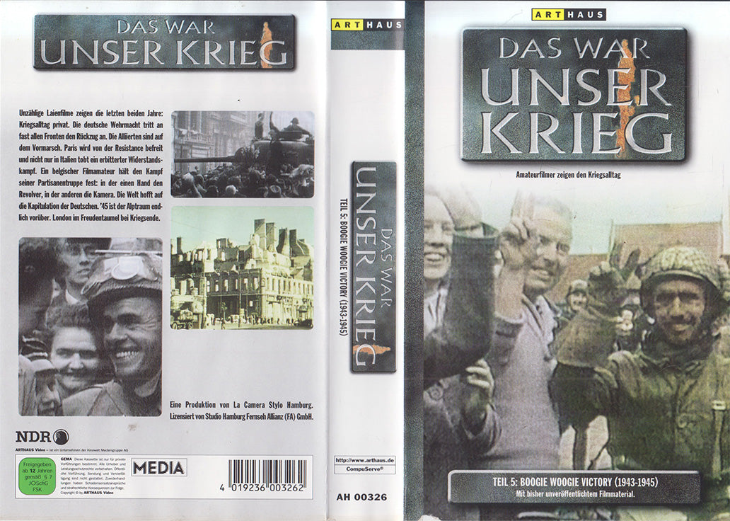 Das war unser Krieg Teil 5: Boogie Woogie Victory (1943-1945) (VHS - DE)
