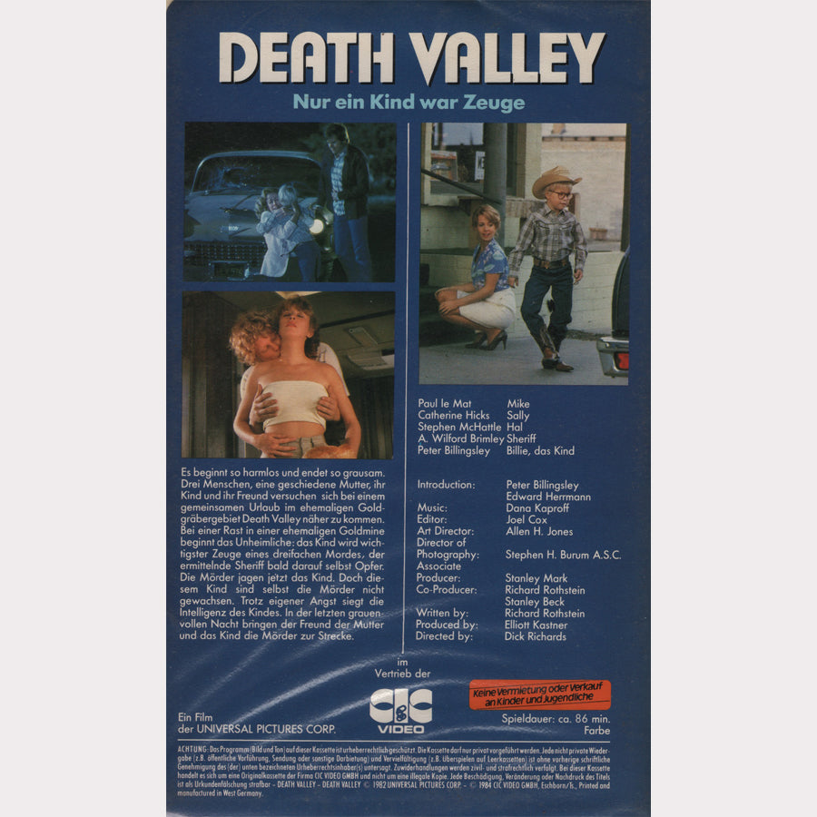 Death Valley (VHS - 1984 - DE)