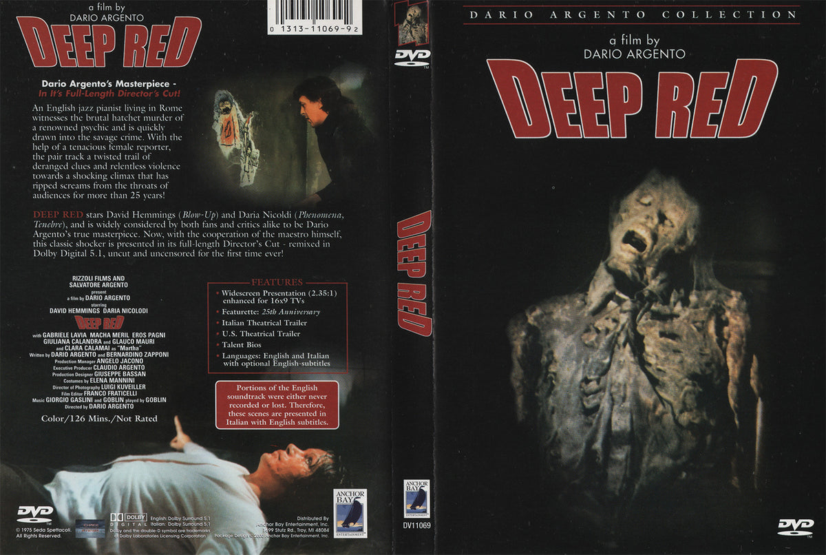 Deep Red (DVD - 2000 - US)