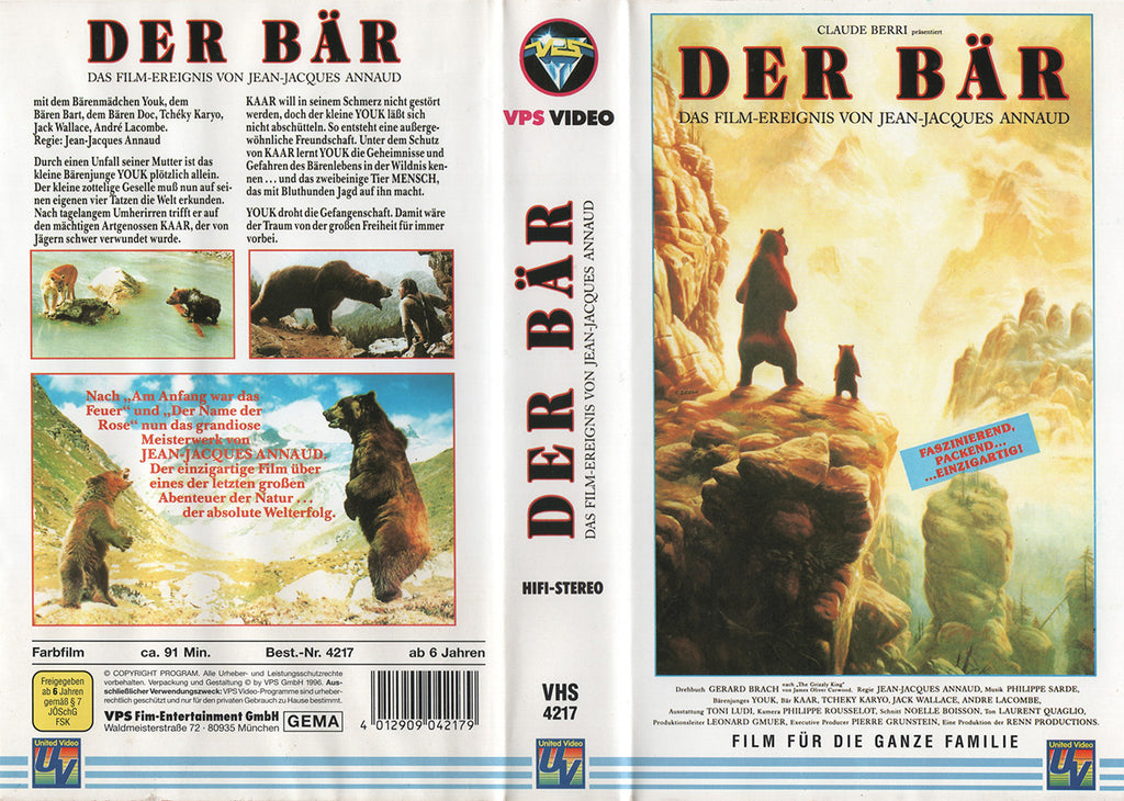 Der Bär (VHS - 1996 - DE)