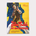 Der Gelbe Teufel mit dem Superschlag | DIN A1 Filmplakat
