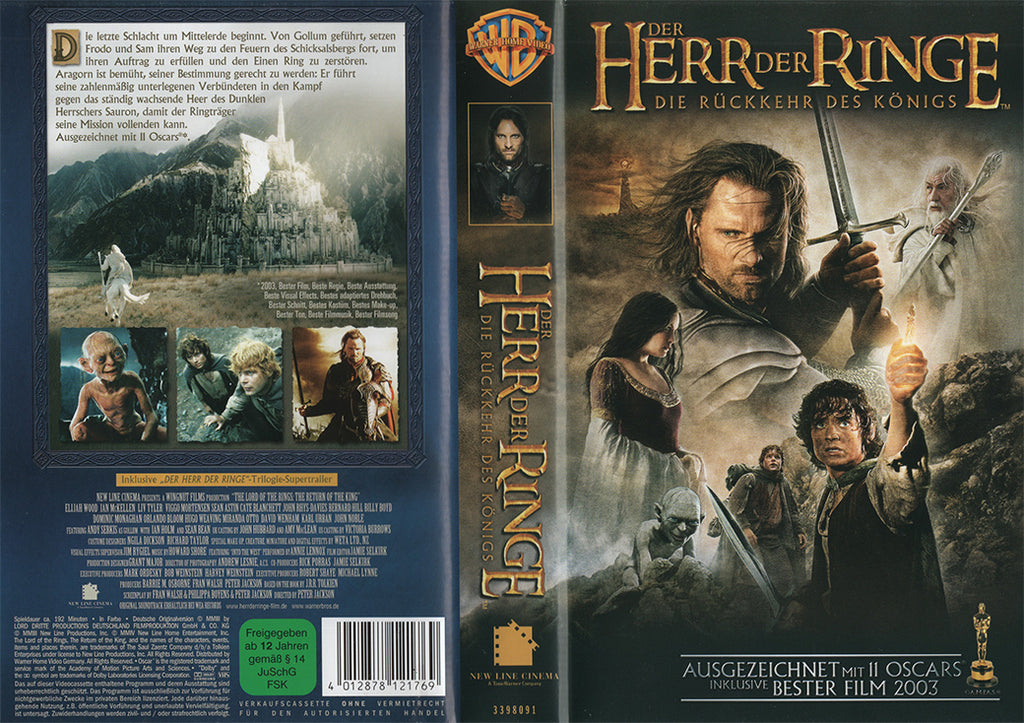 Der Herr der Ringe: Die Rückkehr des Königs (VHS - 2003 - DE)