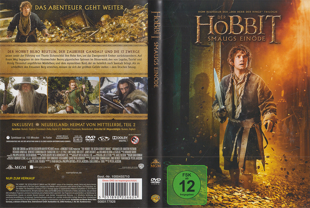 Der Hobbit: Smaugs Einöde (DVD - 2014 - DE)