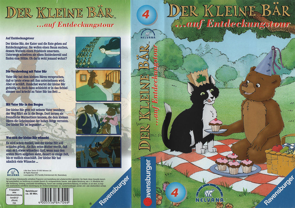 The Little Bear 4: The Little Bear on a Discovery Tour (VHS - 1995 - DE)