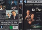 Der Klient Warner Home Video 1995 VHS Kassette Einleger