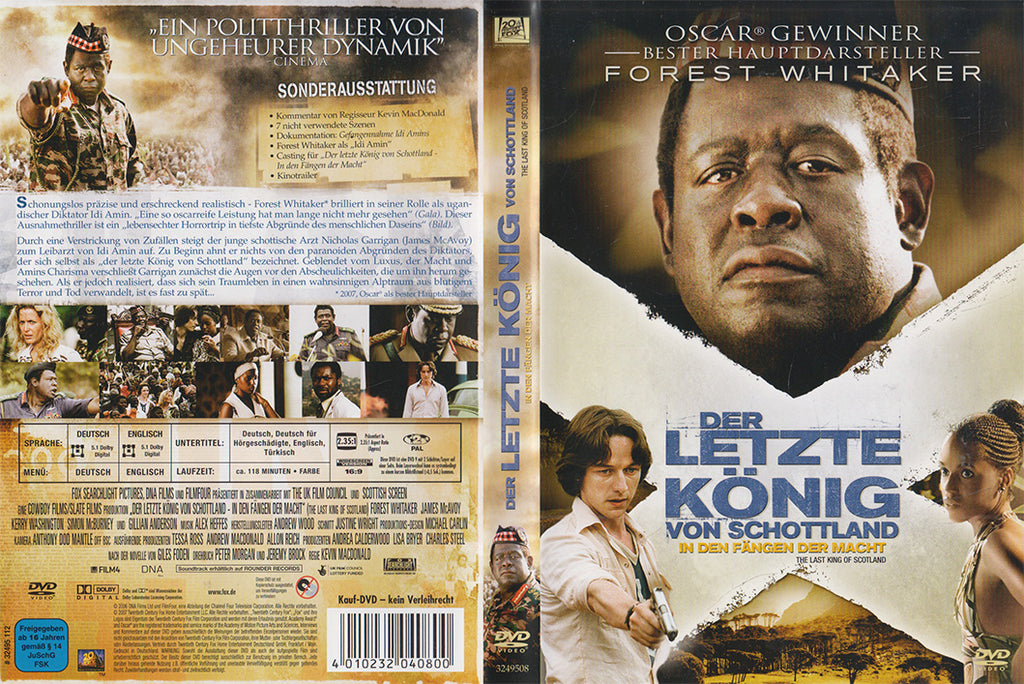 Le Dernier Roi d'Écosse - Dans les griffes du pouvoir (DVD - 2007 - DE)