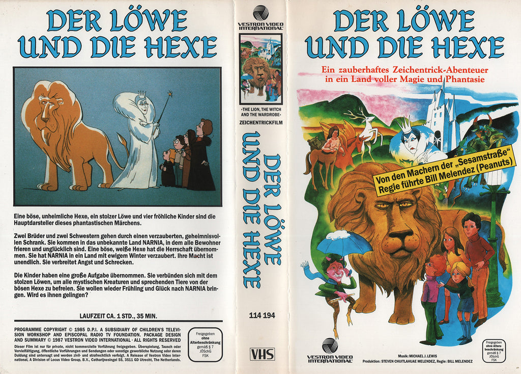 Der Löwe und die Hexe (VHS - 1987 - DE)