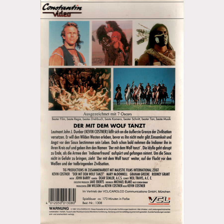 Danse avec les loups (VHS - 1991 - DE)