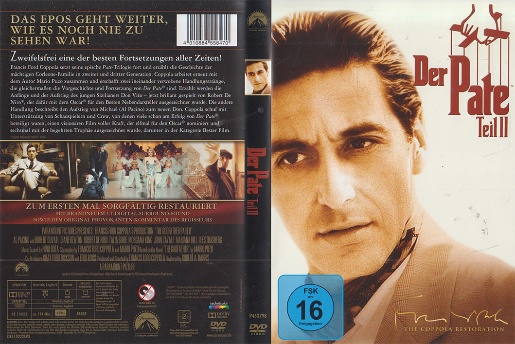 Le Parrain 2 (DVD - 2015 - DE)