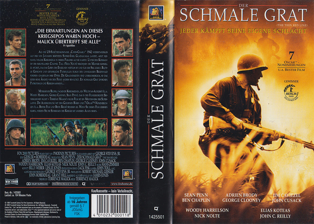 The Thin Red Line (VHS - 2000 - DE)