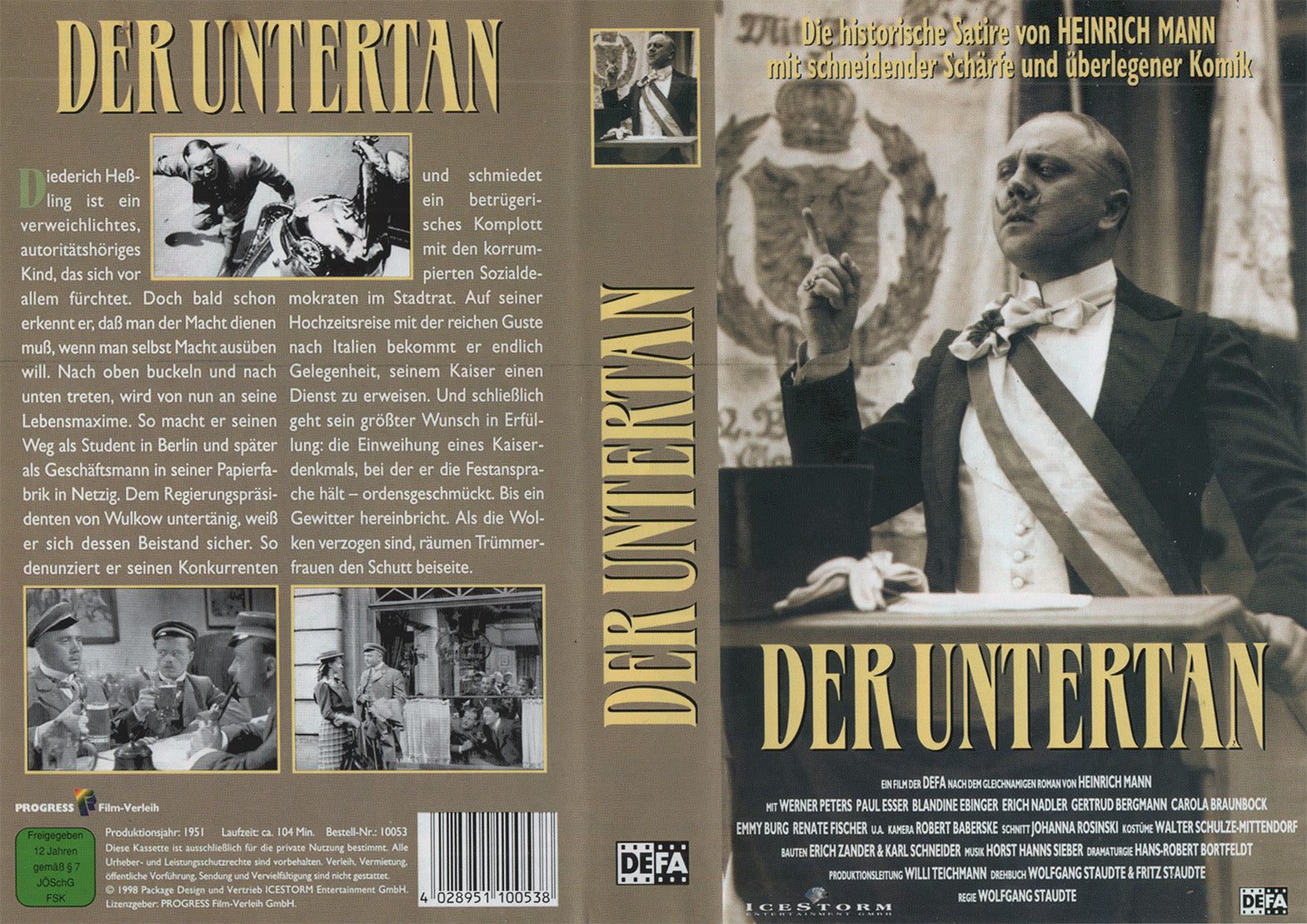 Der Untertan (VHS - 1998 - DE)