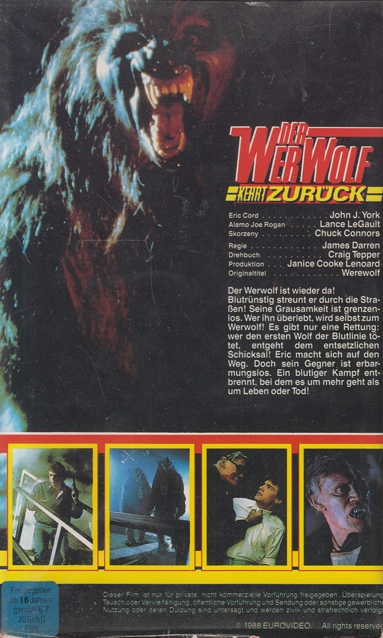 Der Werwolf kehrt zurück (VHS - 1988 - DE)