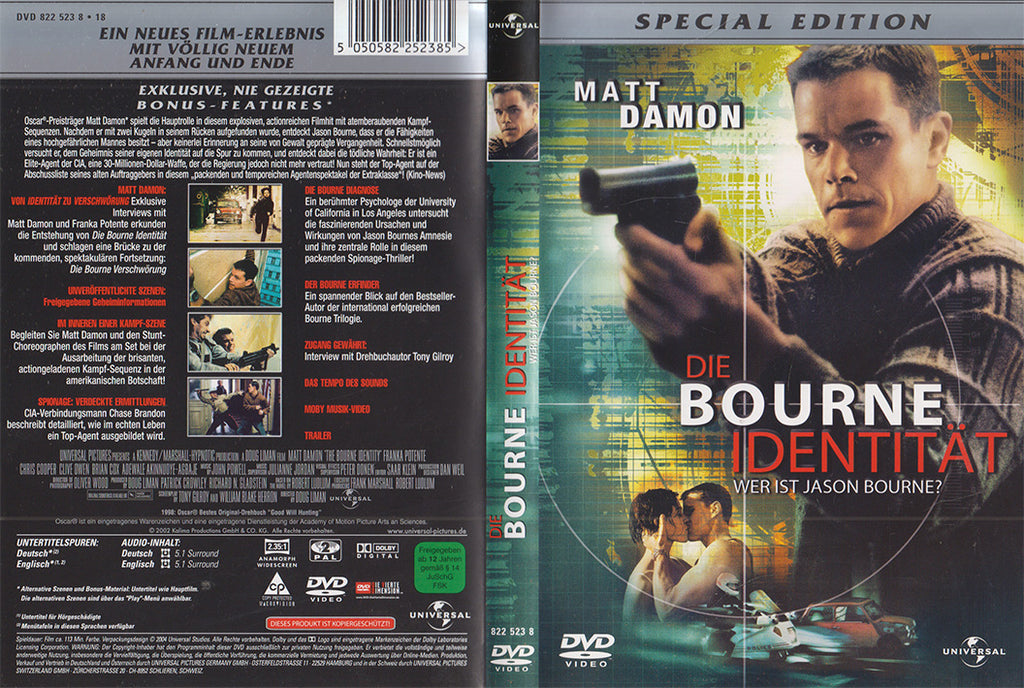 La Mémoire dans la peau (DVD - 2002 - DE)