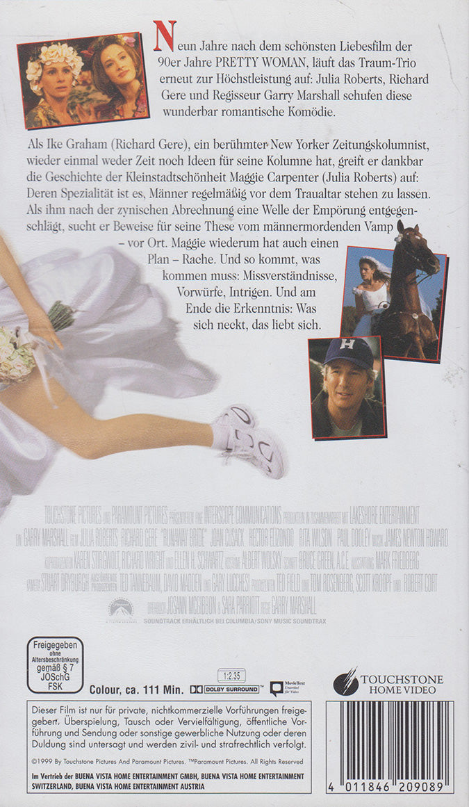 La Mariée en fuite (VHS - 1999 - DE)