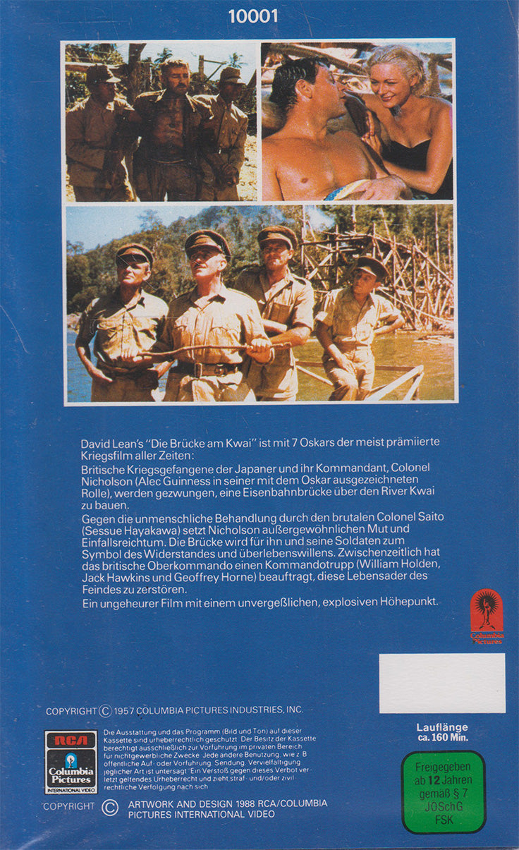 Le Pont de la rivière Kwaï (VHS - 1988 - DE)