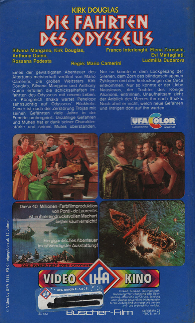 Die Fahrten des Odysseus (VHS - 1982 - DE)