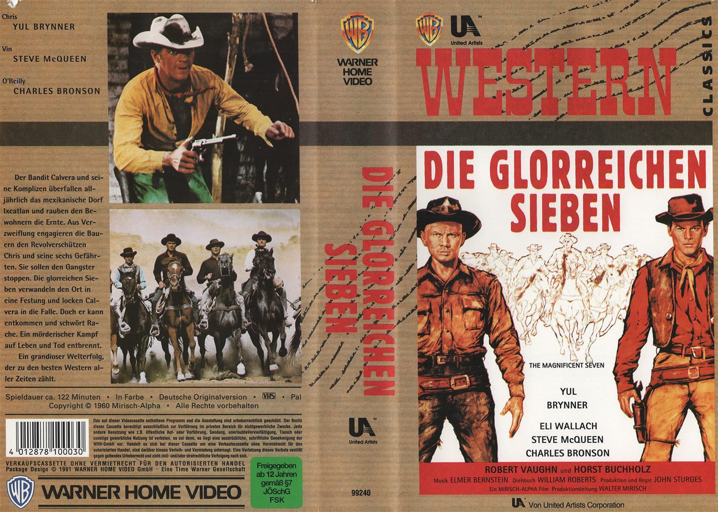 The Magnificent Seven (VHS - 1991 - DE)