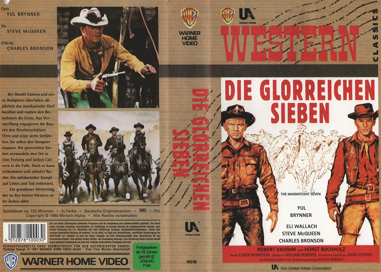Die glorreichen Sieben (VHS - 1991 - DE)