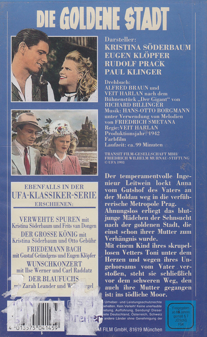 Die goldene Stadt (VHS - 1993 - DE)