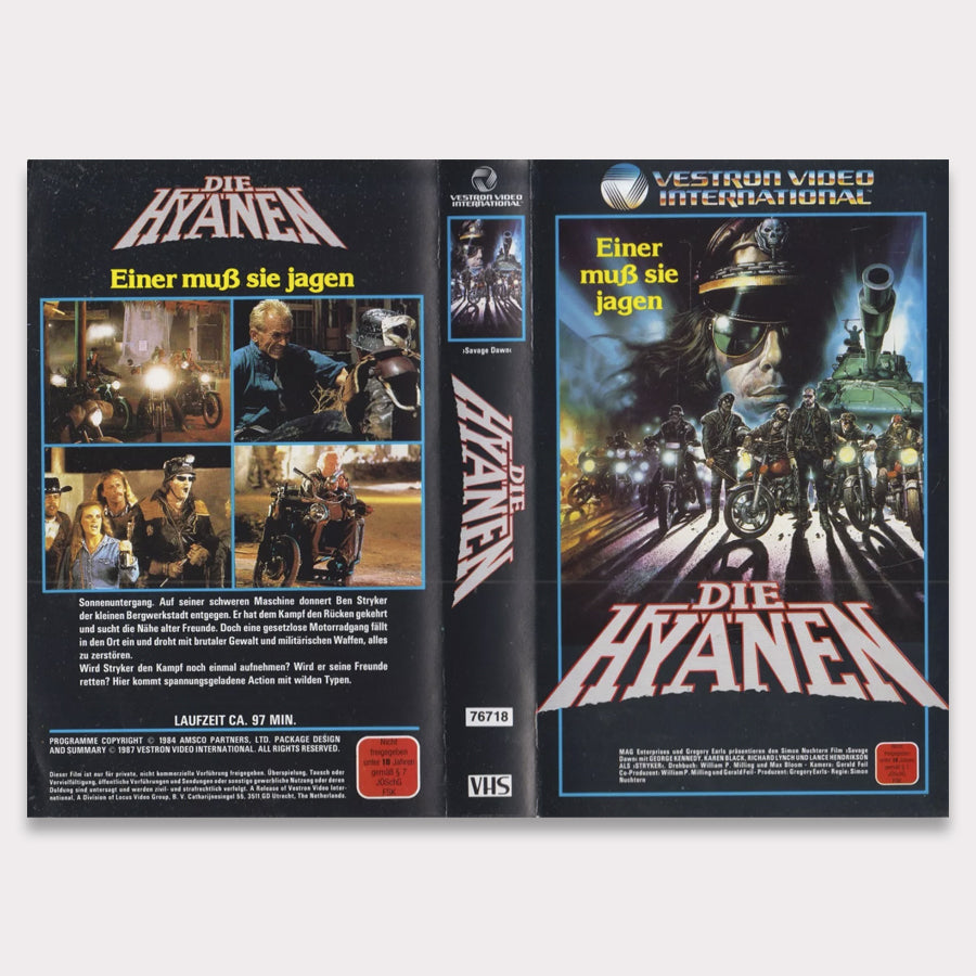 Les Hyènes [Insert VHS (sans cassette/boîtier)]