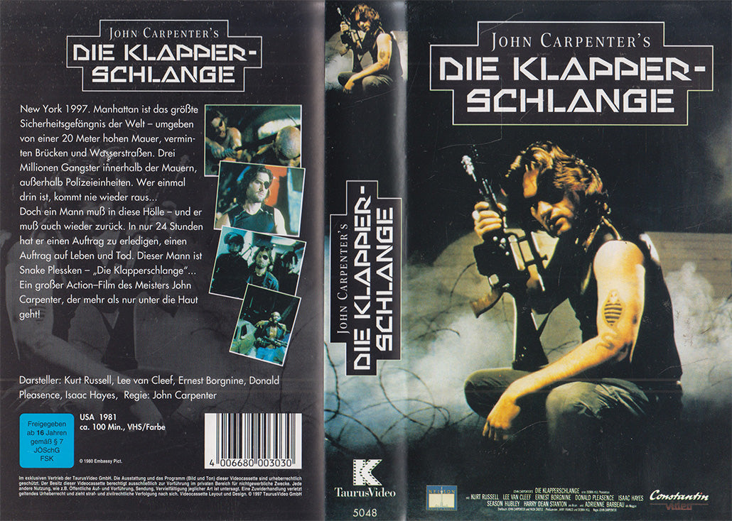 Die Klapperschlange (VHS - 1997 - DE)
