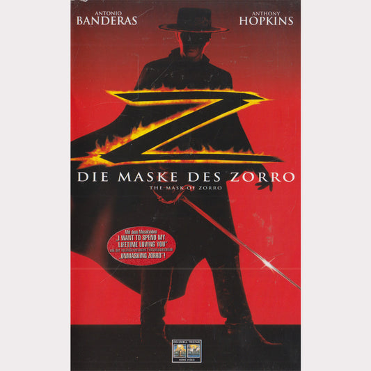 Die Maske des Zorro Columbia Tristar VHS Cover