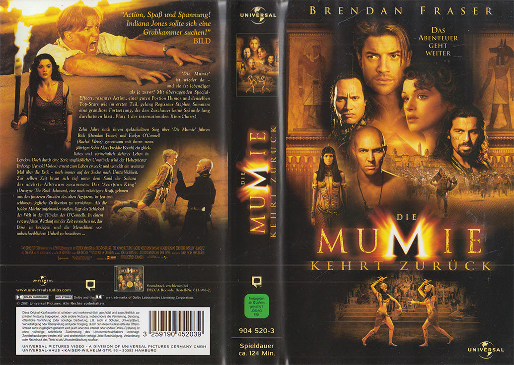 Le retour de la momie (VHS - 2001 - DE)