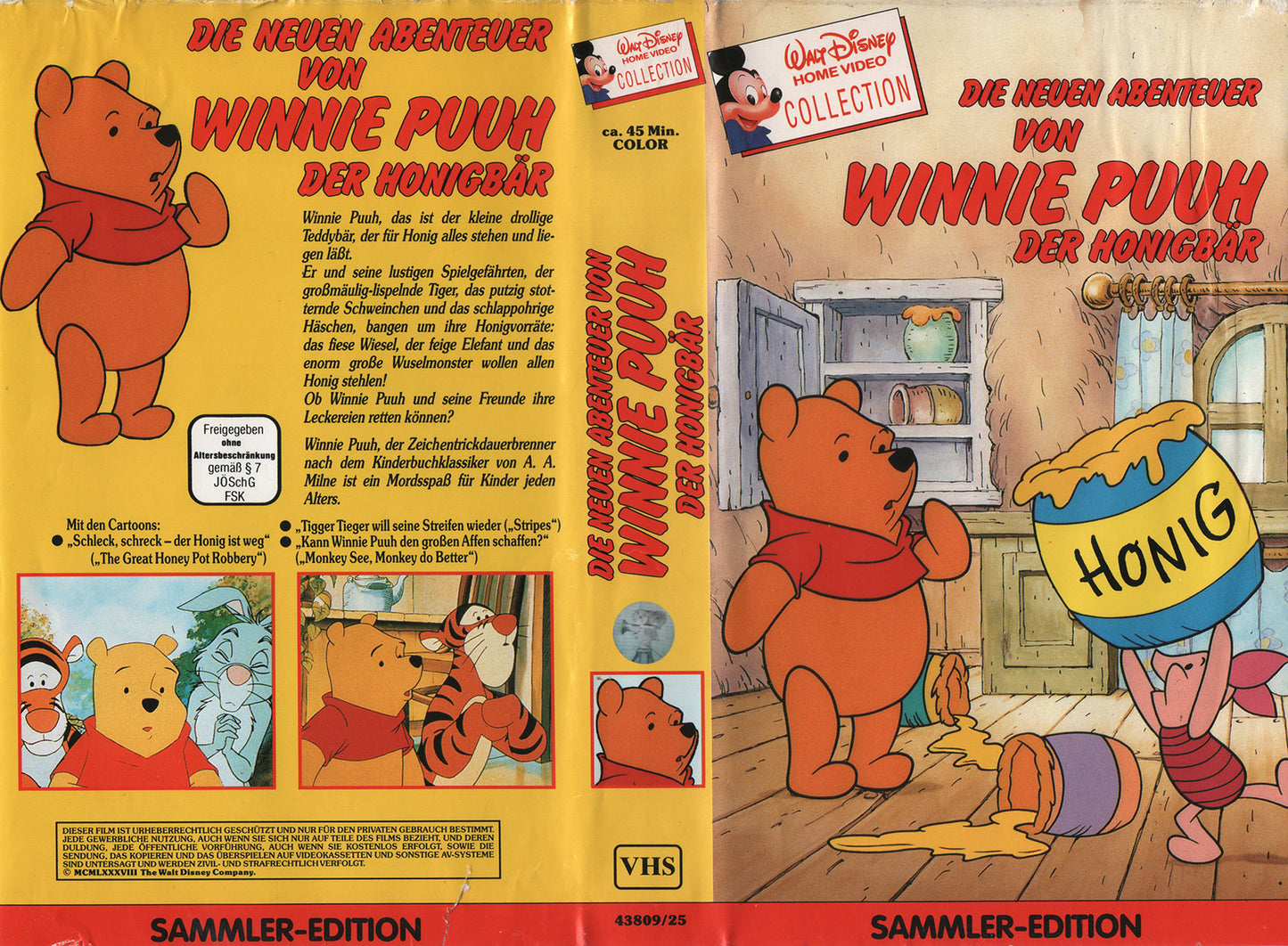 Die neuen Abenteuer von Winnie Puuh: Der Honigbär (VHS - 1988 - DE)