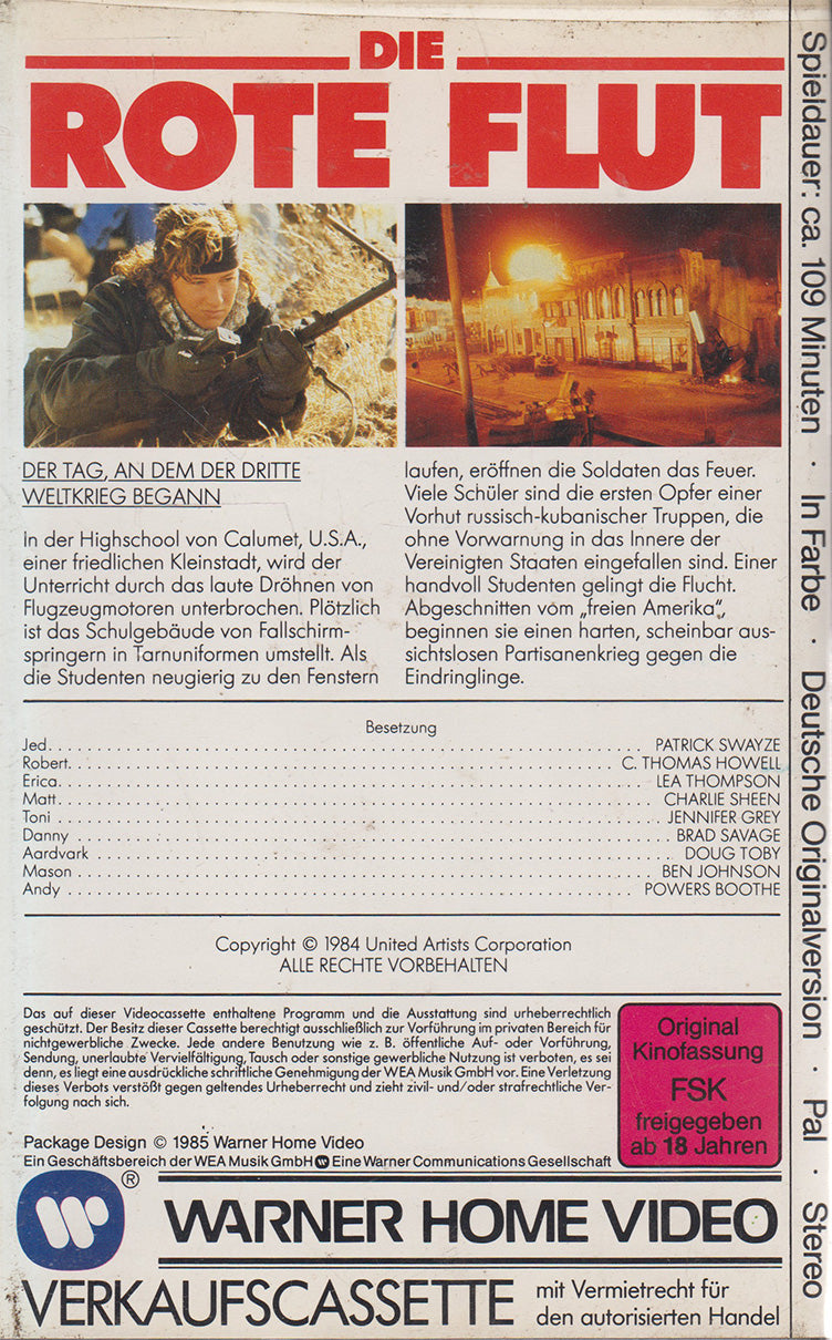 Le Déluge rouge (VHS - 1985 - DE)