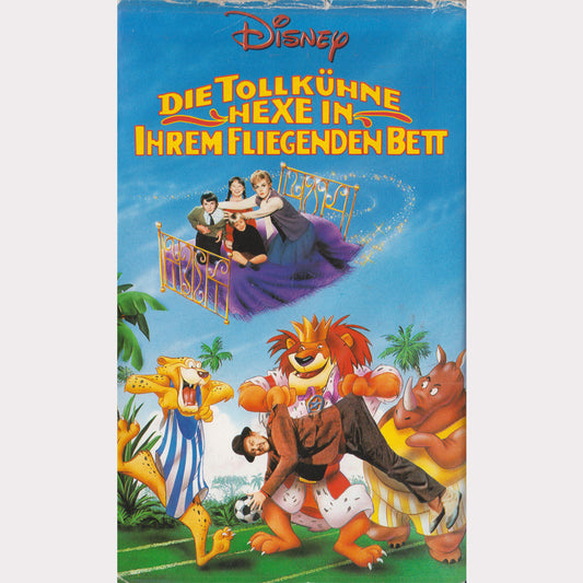 Die tollkühne Hexe in ihrem fliegenden Bett (VHS - DE)