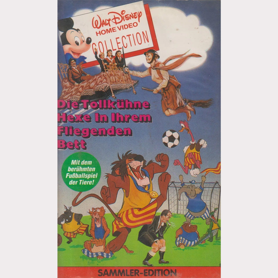 Die tollkühne Hexe in ihrem fliegenden Bett (VHS - DE)