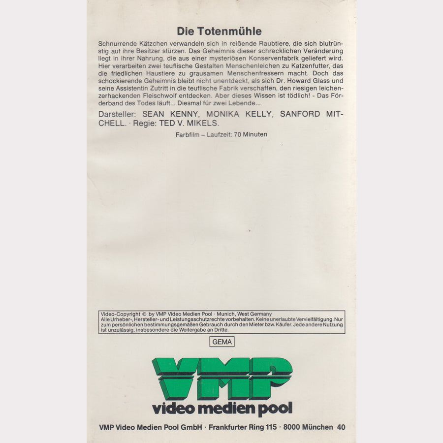Die Totenmühle (VHS - DE)