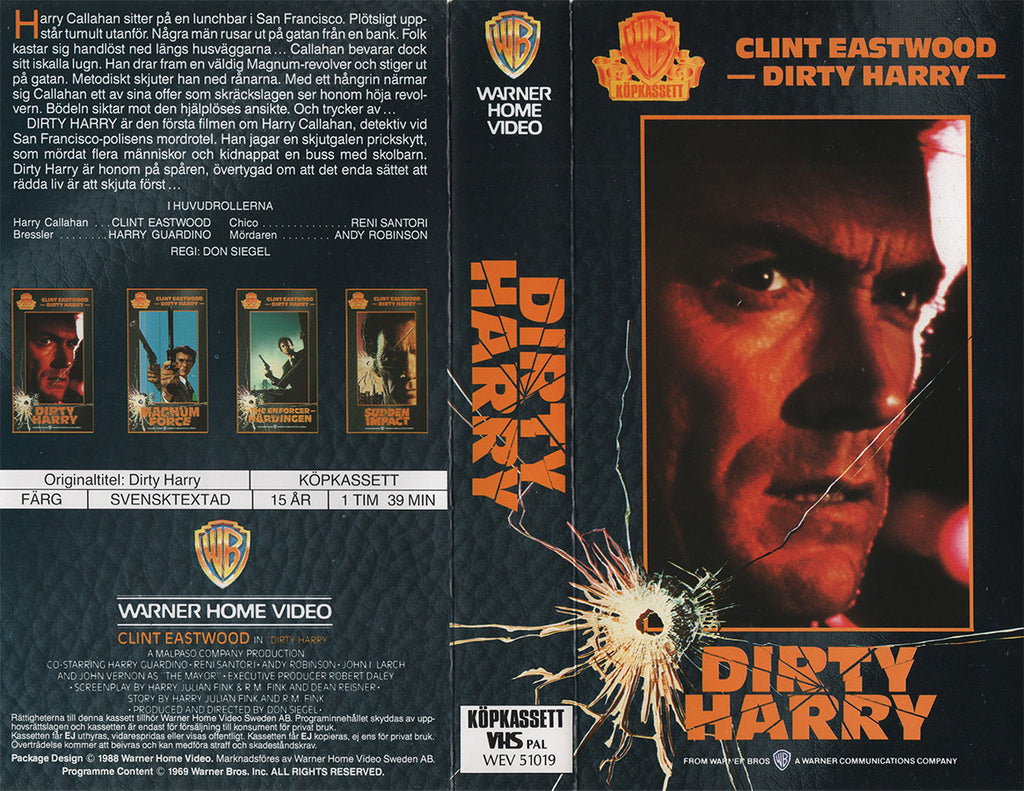 Dirty Harry (VHS - 1988 - SE)