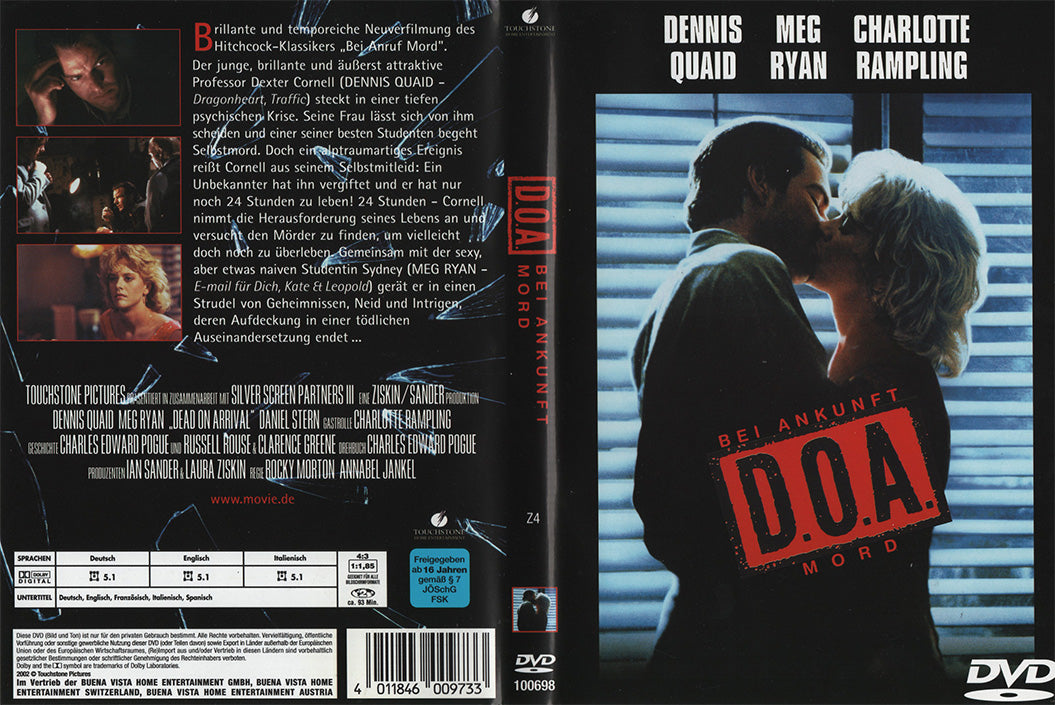 DOA - Meurtre à l'arrivée (DVD - 2002 - DE)