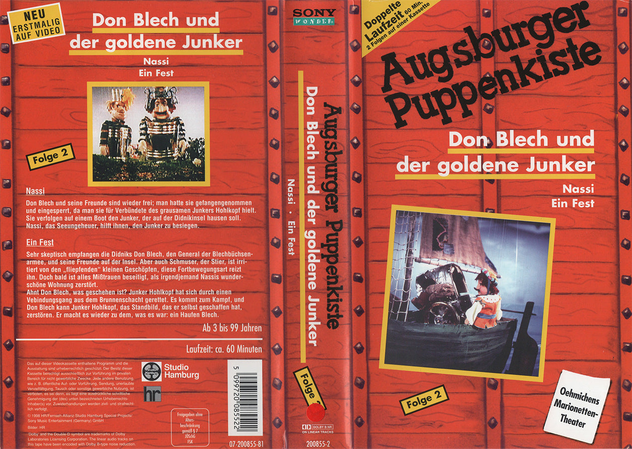 Poupées d'Augsbourg : Don Blech et le Junker doré - Épisode 2 (VHS - 1998 - DE)