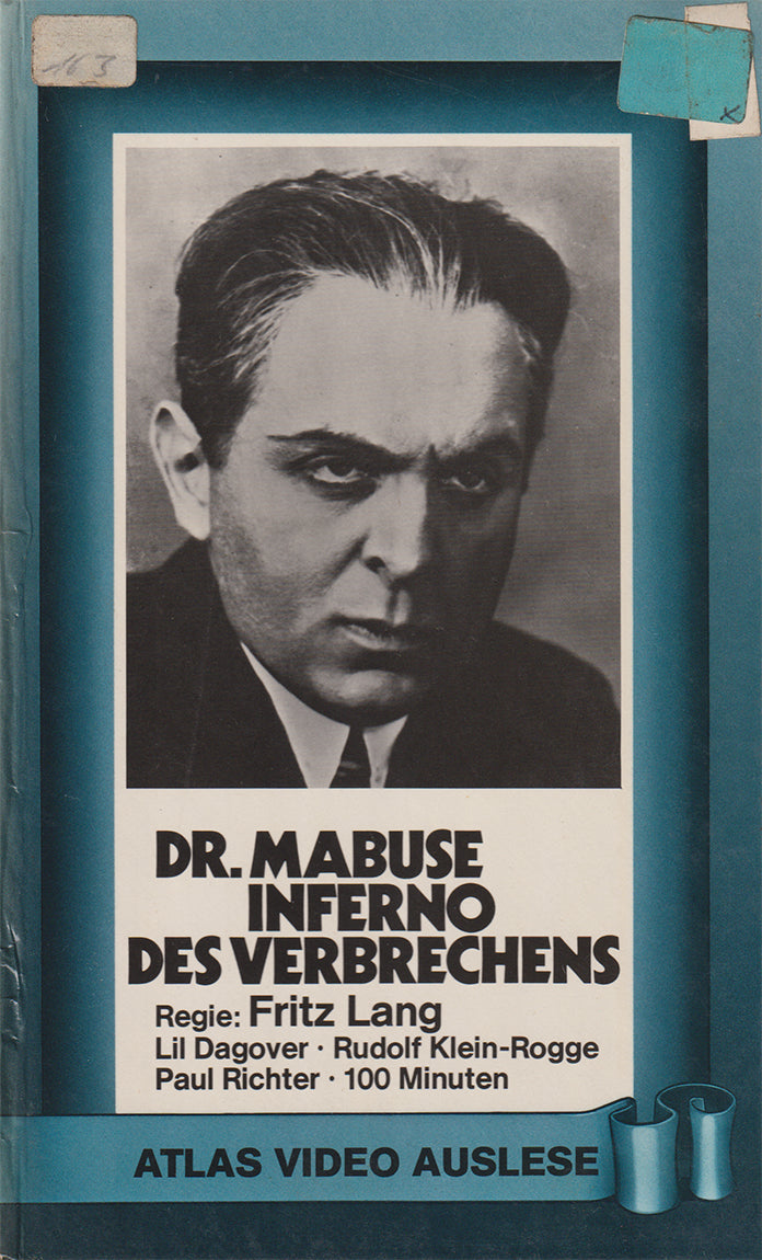 Dr. Mabuse - Inferno des Verbrechens (VHS - DE)