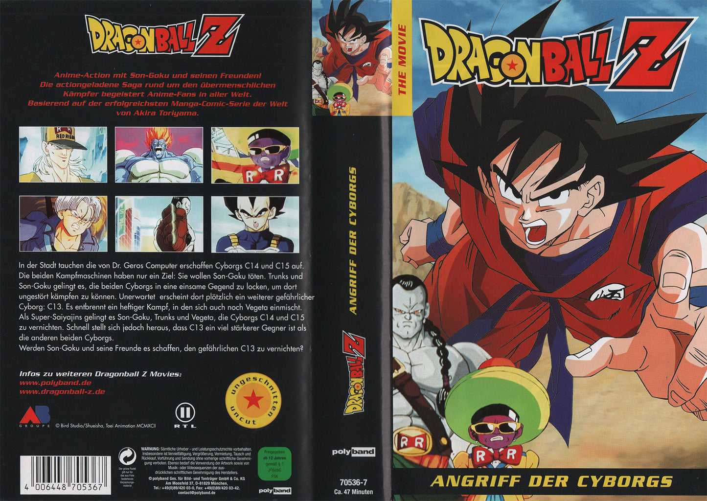 Dragon Ball Z - Attack of the Cyborgs (VHS - DE)