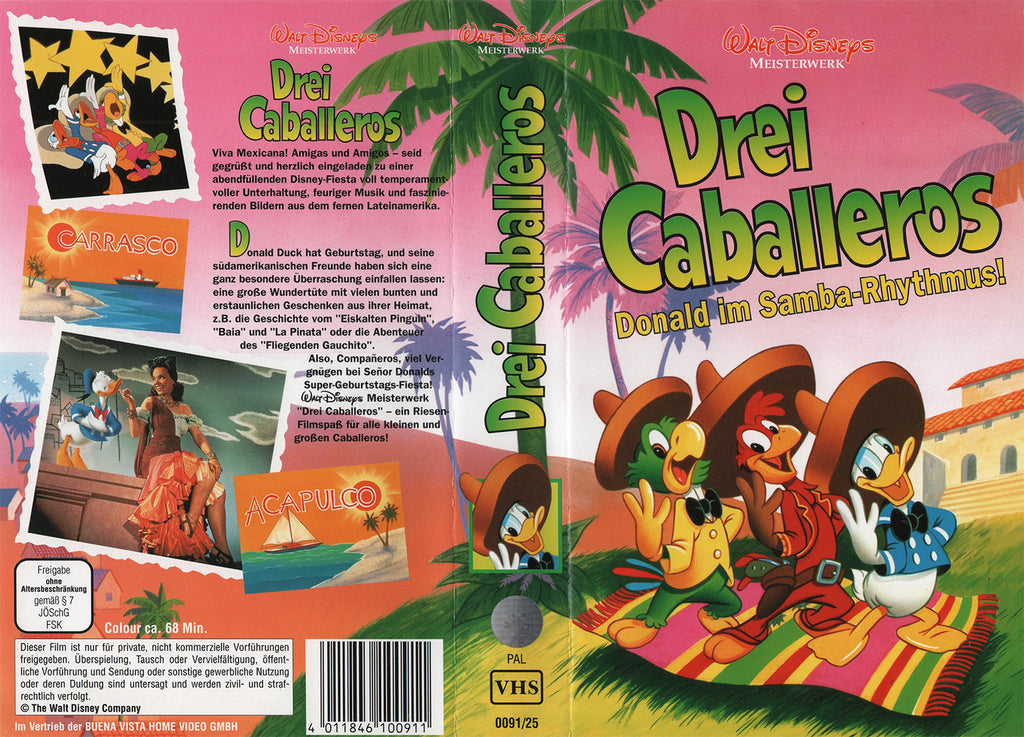Drei Caballeros - Donald im Samba-Rhythmus! (VHS - DE)